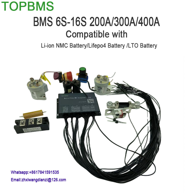 TOP BMS 6S-16S 300A 400A  communicate with Inverter Goodwe/Growatt/DEYE/PYLON ===Home Energy Storage BMS