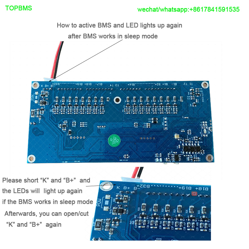 How to active BMS to let leds light up and then Bluetooth works again