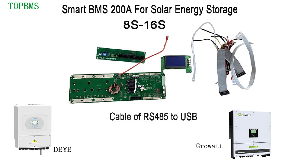 Inverter BMS 8S-16S 200A /Home Energy Storage BMS