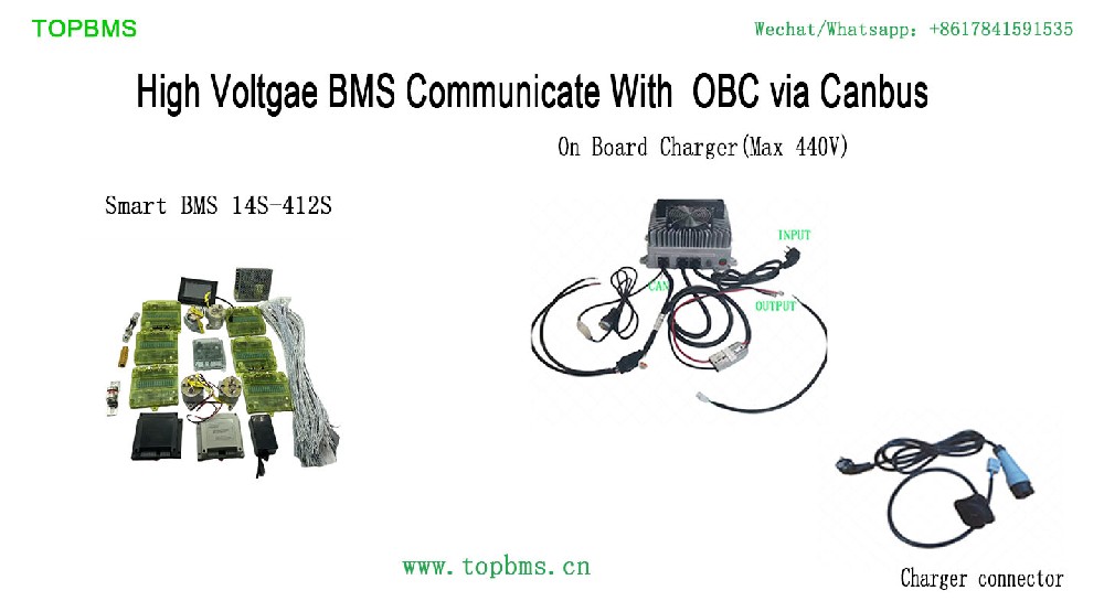 On Board Charger(440V max) communcate with high voltage bms for EV